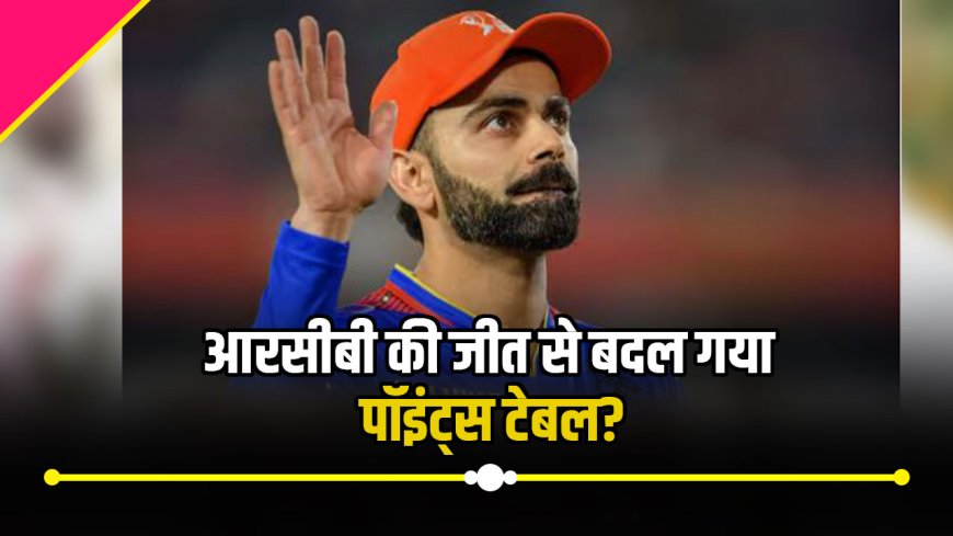 IPL 2024: आरसीबी की जीत से बदल गया पॉइंट्स टेबल? जानें क्या है पूरा मामला